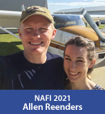 NAFI 2021 Scholarship recipient Allen Reenders
